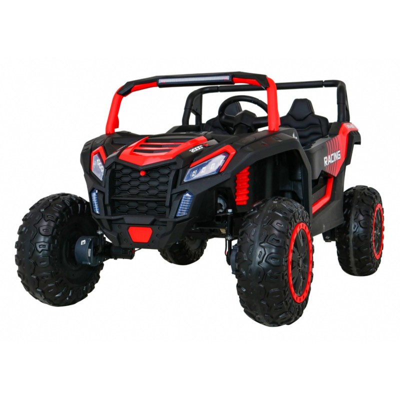 Buggy ATV Racing dla 2 dzieci Czerwony + Napęd 4x4 + Pilot + Wolny Start + MP3 LED