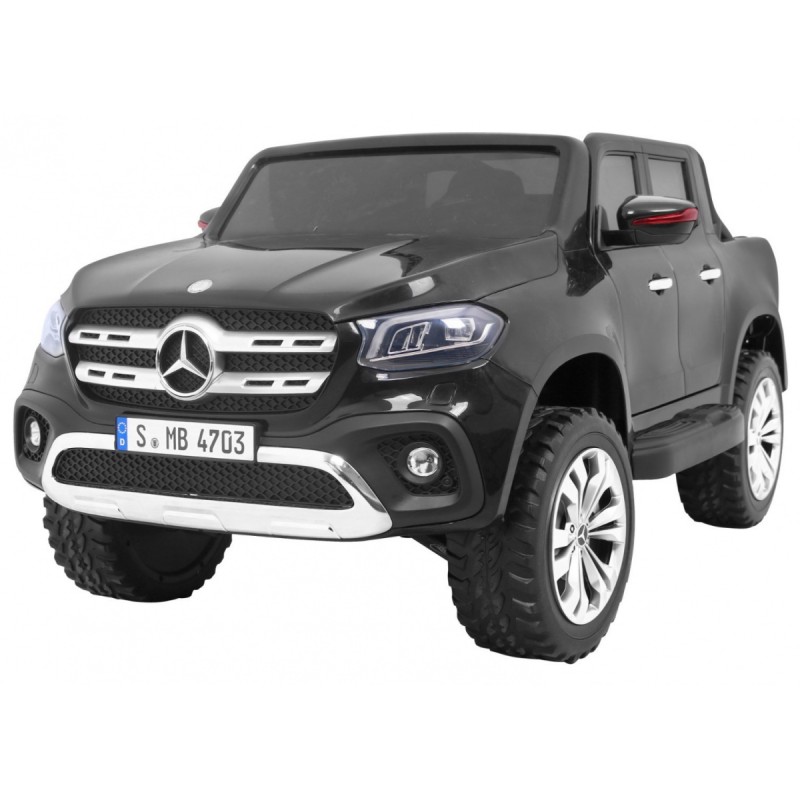Mercedes Benz X-Class dla dzieci Czarny Pickup + Pilot + Napęd 4x4