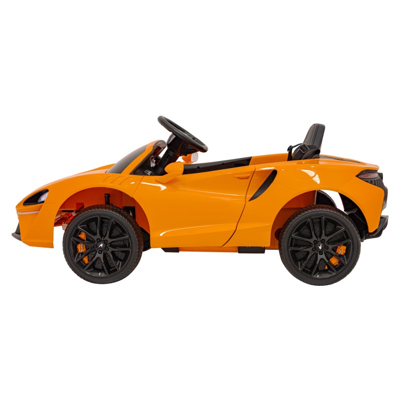 McLaren auto na akumulator dla dzieci Pomarańczowy + Napęd 4x4 + Pilot + Wolny Start + EVA + Audio LED